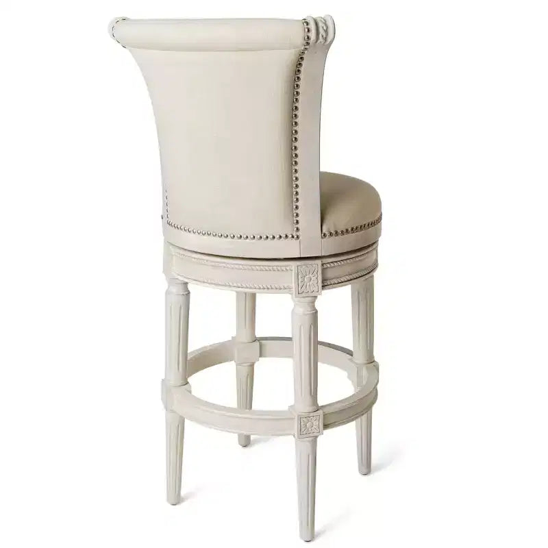 Drehbare Barhocker mit Stoffbezug