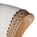 Drehbare Barhocker mit Stoffbezug
