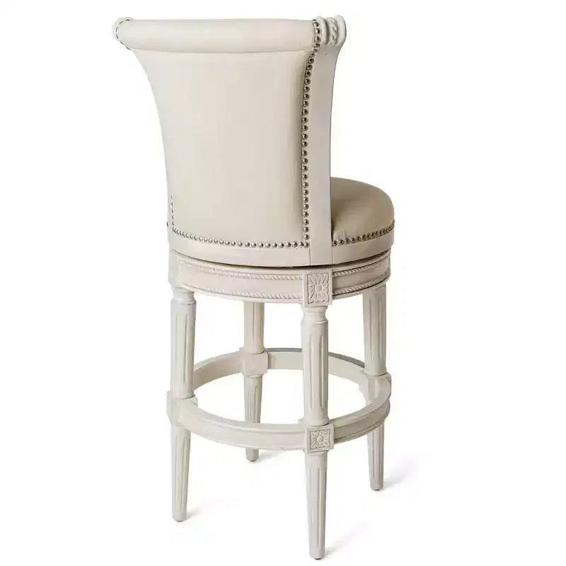 Drehbare Barhocker mit Stoffbezug