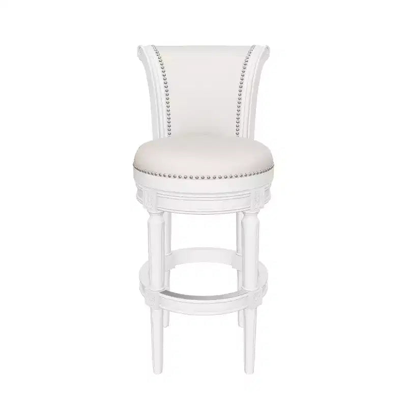 Drehbare Barhocker mit Stoffbezug