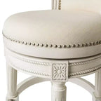 Drehbare Barhocker mit Stoffbezug