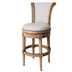 Drehbare Barhocker mit Stoffbezug