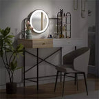 Étagère de toilette murale avec tiroir, bureau flottant de maquillage peu encombrant pour salle de bains/chambre, installation facile avec supports dissimulés
