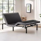 MAYEERTY Electric Bed Full, Bed Frame with Wireless Remote, Head and Foot Incline, Zero Gravity Bed, Anti-Snore, Easy Assembly