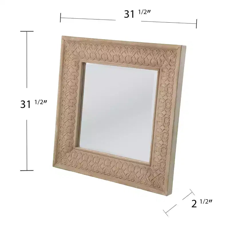 Specchio decorativo da parete - Grigio