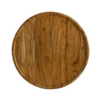 Tavolino laterale Drum con piano stile vassoio 22x22x25