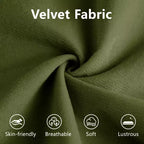 Modern Two Seater Sofa with Bolsteredd Armrests Waist Pillows Throw Pillows for Living Room Hallway Bedroom Olive Green
