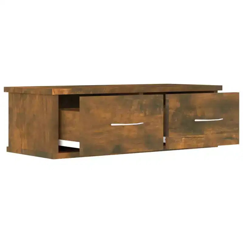 Pensile standard in legno ingegnerizzato effetto rovere affumicato