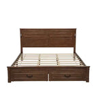Bed met 2 opbergladen, ingebouwde ledverlichting en usb-oplaadstation