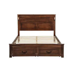 Bed met 2 opbergladen, ingebouwde ledverlichting en usb-oplaadstation