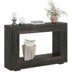 Tavolino Consolle Stretto Stile Rustico con Ripiano Aperto – Grigio/Marrone/Nero/Bianco/Naturale