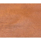 Reclinabile a dondolo singolo con rivestimento in pelle pieno fiore Safari, colore Whiskey/Latte, reclinazione elettrica