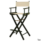 Sedia da regista pieghevole, vari colori, 1 persona, struttura in legno, altezza seduta 76 cm