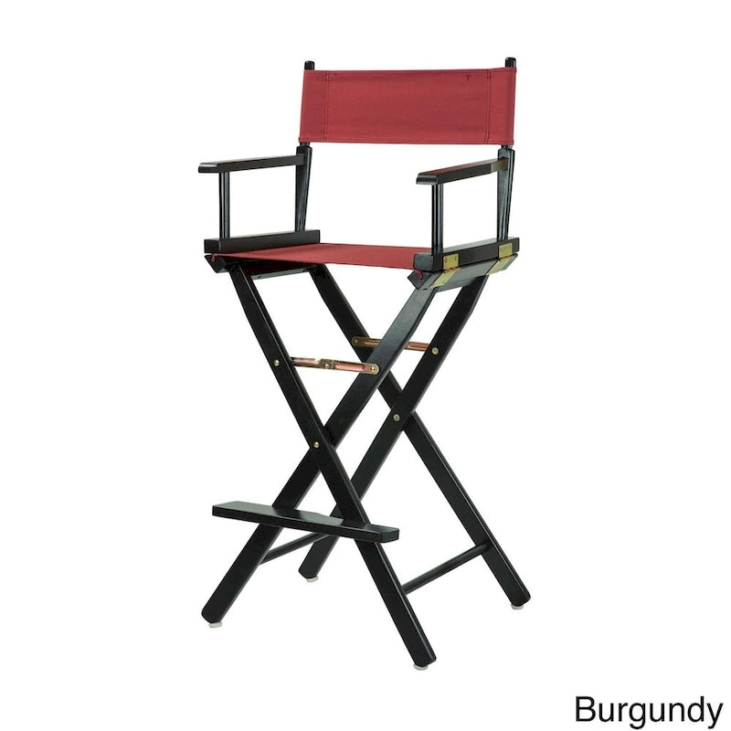 Sedia da regista pieghevole, vari colori, 1 persona, struttura in legno, altezza seduta 76 cm