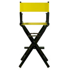 Sedia da regista pieghevole, vari colori, 1 persona, struttura in legno, altezza seduta 76 cm