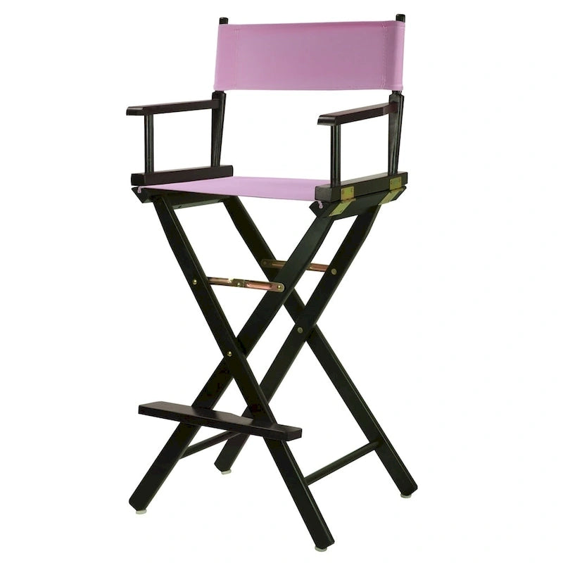 Sedia da regista pieghevole, vari colori, 1 persona, struttura in legno, altezza seduta 76 cm