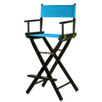 Sedia da regista pieghevole, vari colori, 1 persona, struttura in legno, altezza seduta 76 cm