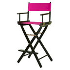 Sedia da regista pieghevole, vari colori, 1 persona, struttura in legno, altezza seduta 76 cm