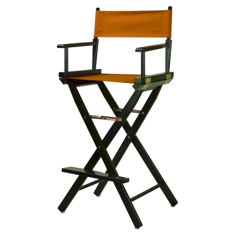 Sedia da regista pieghevole, vari colori, 1 persona, struttura in legno, altezza seduta 76 cm