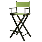 Sedia da regista pieghevole, vari colori, 1 persona, struttura in legno, altezza seduta 76 cm