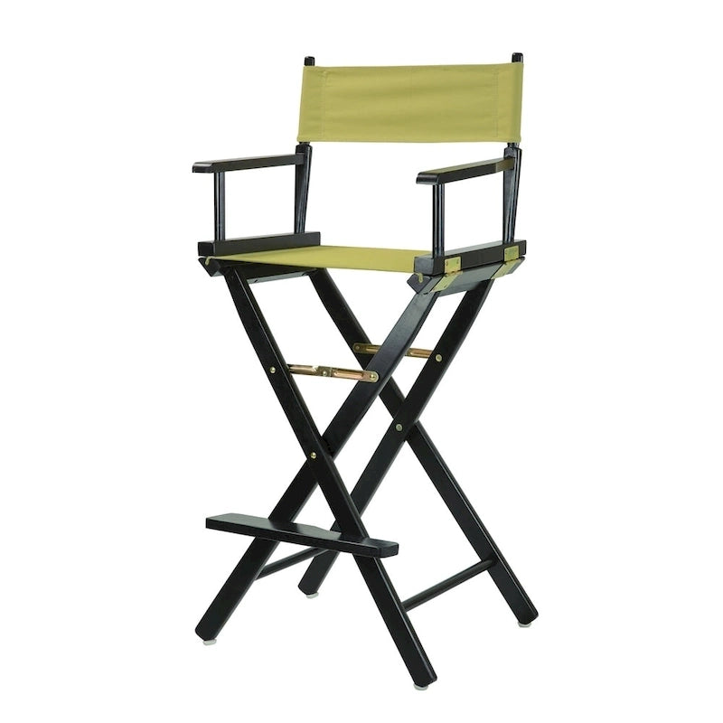Sedia da regista pieghevole, vari colori, 1 persona, struttura in legno, altezza seduta 76 cm