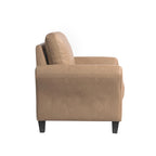 Poltrona d'accento in microfibra, monoposto – Grigio scuro / Caffè / Marrone / Ostrica / Blu