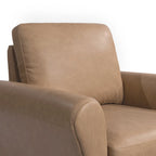 Poltrona d'accento in microfibra, monoposto – Grigio scuro / Caffè / Marrone / Ostrica / Blu