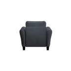 Poltrona d'accento in microfibra, monoposto – Grigio scuro / Caffè / Marrone / Ostrica / Blu