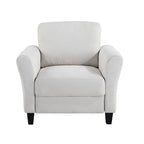 Poltrona d'accento in microfibra, monoposto – Grigio scuro / Caffè / Marrone / Ostrica / Blu