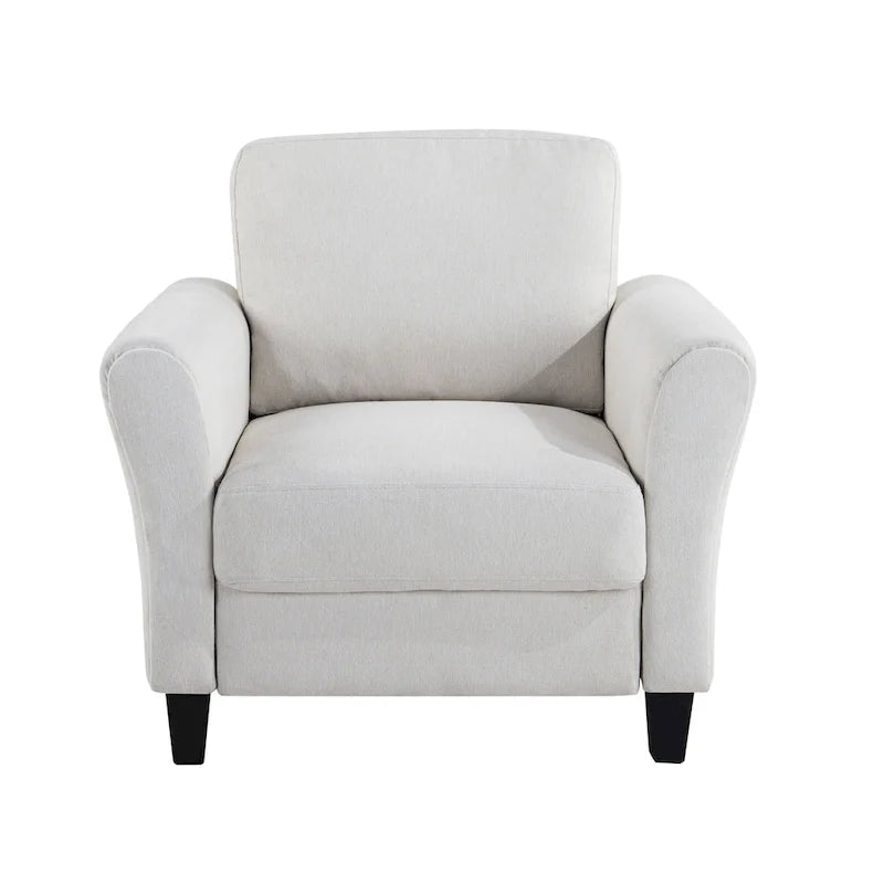 Poltrona d'accento in microfibra, monoposto – Grigio scuro / Caffè / Marrone / Ostrica / Blu