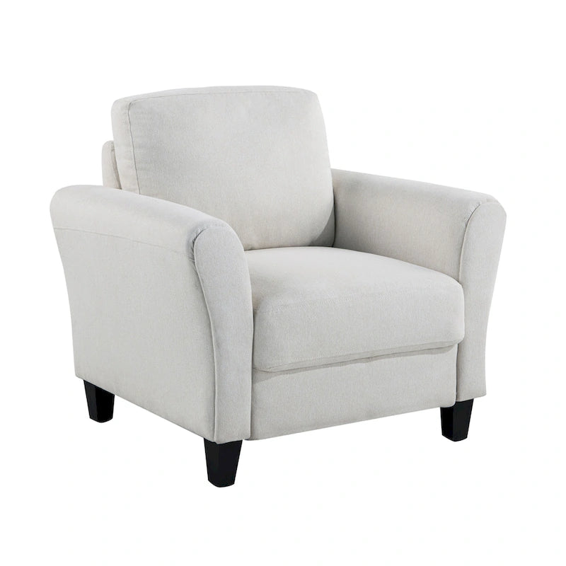 Poltrona d'accento in microfibra, monoposto – Grigio scuro / Caffè / Marrone / Ostrica / Blu