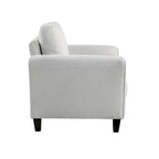 Poltrona d'accento in microfibra, monoposto – Grigio scuro / Caffè / Marrone / Ostrica / Blu