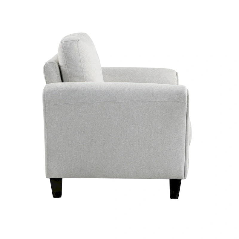 Poltrona d'accento in microfibra, monoposto – Grigio scuro / Caffè / Marrone / Ostrica / Blu