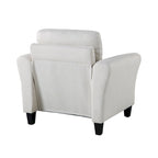 Poltrona d'accento in microfibra, monoposto – Grigio scuro / Caffè / Marrone / Ostrica / Blu