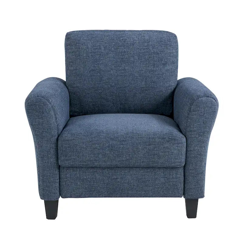 Poltrona d'accento in microfibra, monoposto – Grigio scuro / Caffè / Marrone / Ostrica / Blu