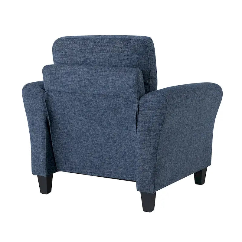 Poltrona d'accento in microfibra, monoposto – Grigio scuro / Caffè / Marrone / Ostrica / Blu