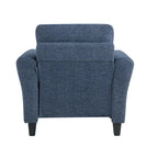 Poltrona d'accento in microfibra, monoposto – Grigio scuro / Caffè / Marrone / Ostrica / Blu