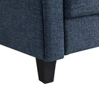 Poltrona d'accento in microfibra, monoposto – Grigio scuro / Caffè / Marrone / Ostrica / Blu