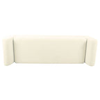 Panca portaoggetti con gambe in legno, 152 cm, rivestita in crema/oliva/blu/marrone