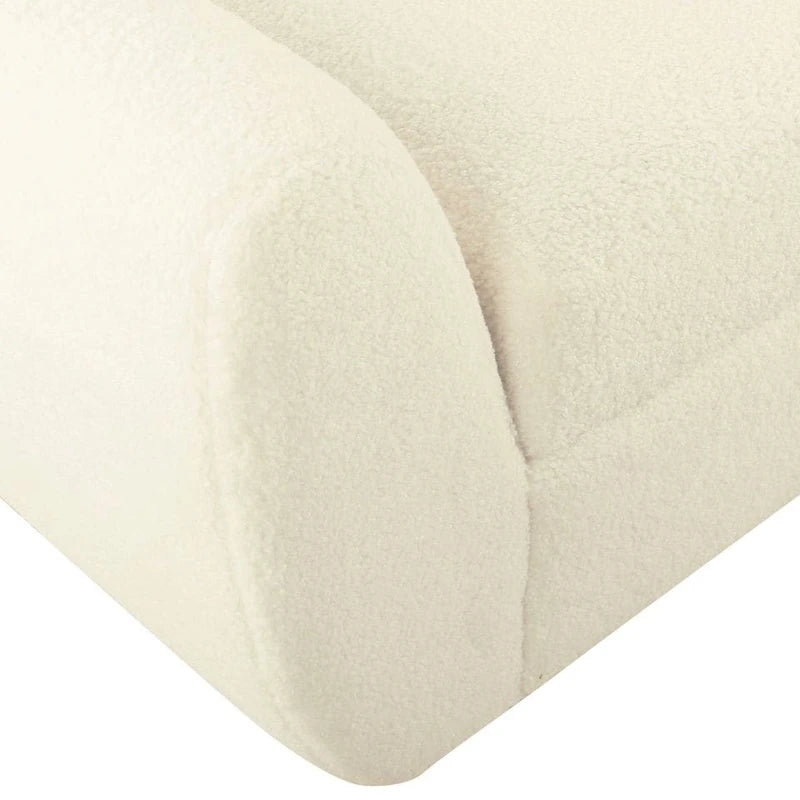 Panca portaoggetti con gambe in legno, 152 cm, rivestita in crema/oliva/blu/marrone