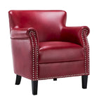 Poltrona Club in Similpelle, Posto Singolo | Rosso, Caramello, Verde acqua, Cammello, Blu navy, Carbone