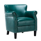 Poltrona Club in Similpelle, Posto Singolo | Rosso, Caramello, Verde acqua, Cammello, Blu navy, Carbone