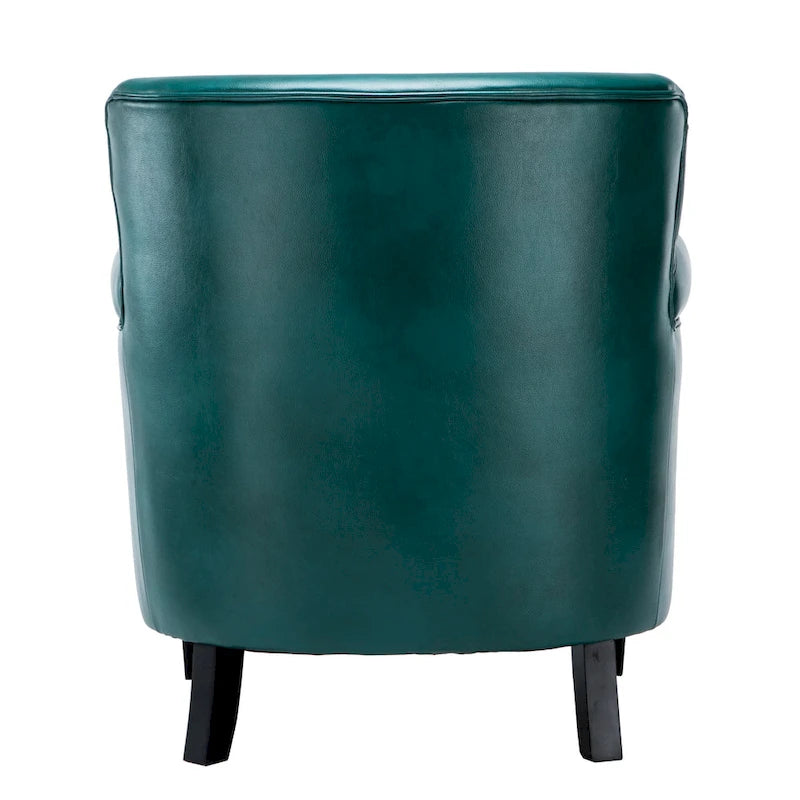 Poltrona Club in Similpelle, Posto Singolo | Rosso, Caramello, Verde acqua, Cammello, Blu navy, Carbone