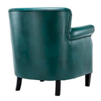 Poltrona Club in Similpelle, Posto Singolo | Rosso, Caramello, Verde acqua, Cammello, Blu navy, Carbone