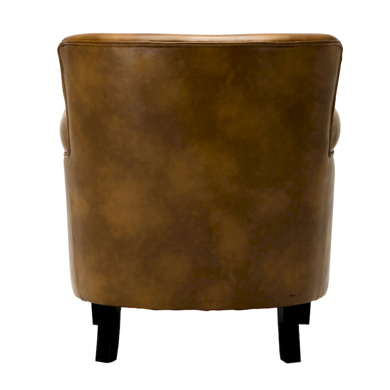Poltrona Club in Similpelle, Posto Singolo | Rosso, Caramello, Verde acqua, Cammello, Blu navy, Carbone