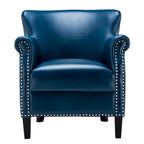 Poltrona Club in Similpelle, Posto Singolo | Rosso, Caramello, Verde acqua, Cammello, Blu navy, Carbone