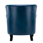 Poltrona Club in Similpelle, Posto Singolo | Rosso, Caramello, Verde acqua, Cammello, Blu navy, Carbone