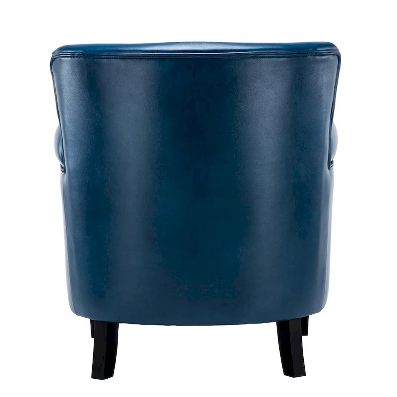 Poltrona Club in Similpelle, Posto Singolo | Rosso, Caramello, Verde acqua, Cammello, Blu navy, Carbone