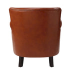 Poltrona Club in Similpelle, Posto Singolo | Rosso, Caramello, Verde acqua, Cammello, Blu navy, Carbone