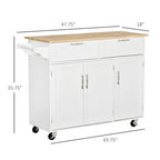 Carrello da cucina su ruote nero/bianco/grigio con cassetti, armadietti e portasciugamani